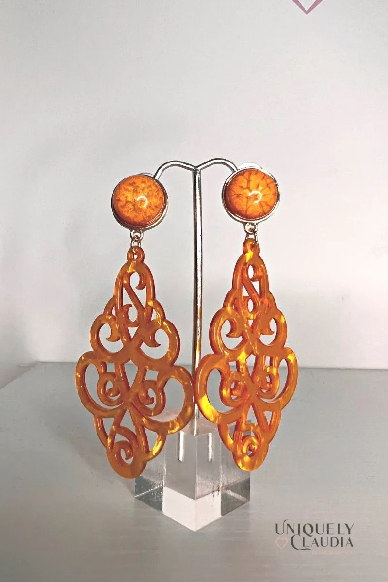 Marrakesh Lucite Fashion Earrings