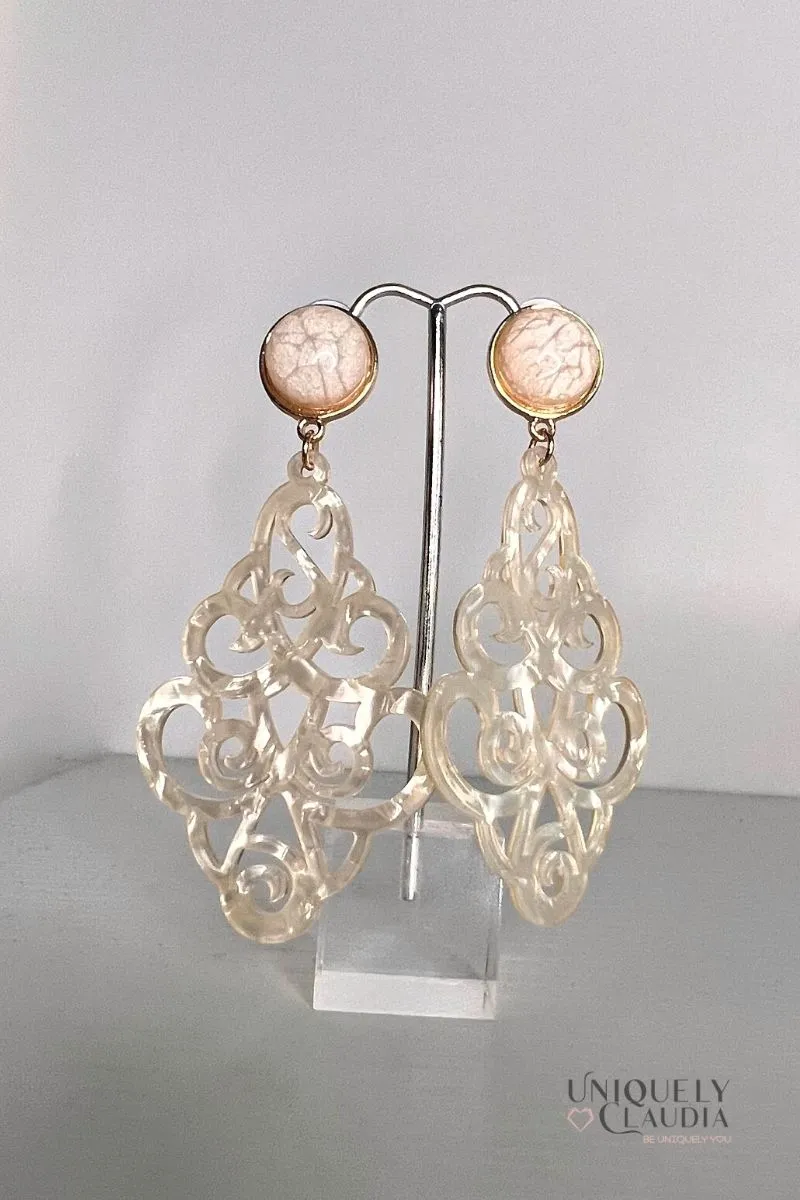 Marrakesh Lucite Fashion Earrings