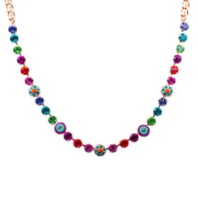 Medium Pavé Necklace in "Rainbow Sherbet" *Custom*