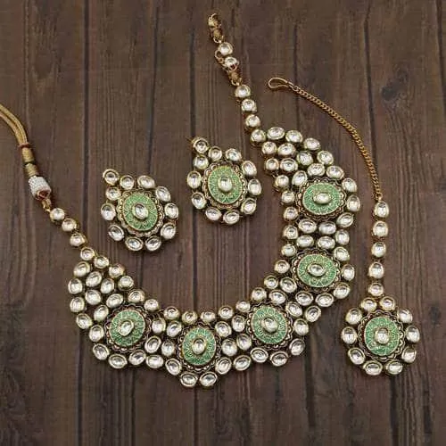 Meena 5 Patch Kundan Set