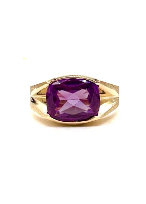 Men's Amethyst Ring