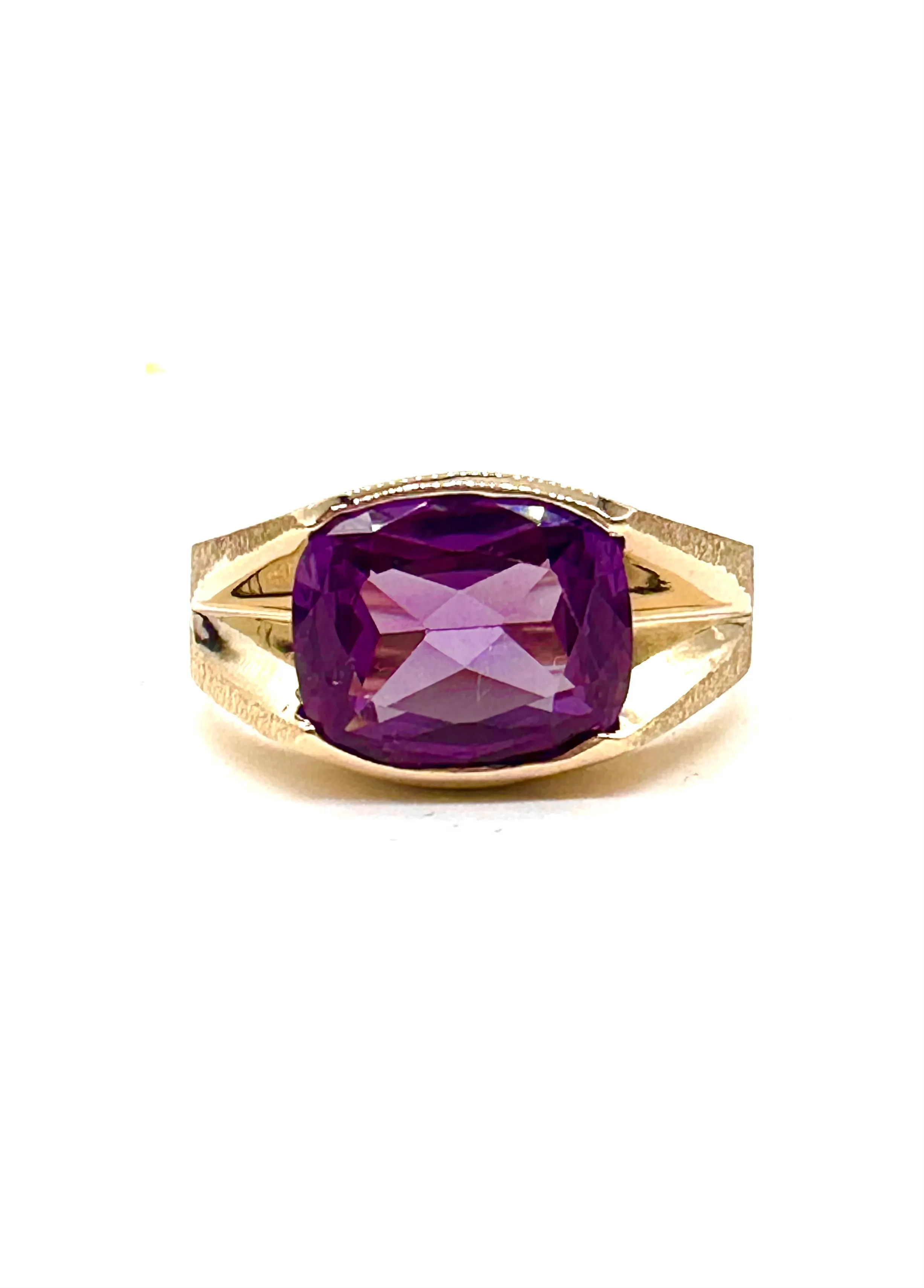 Men's Amethyst Ring