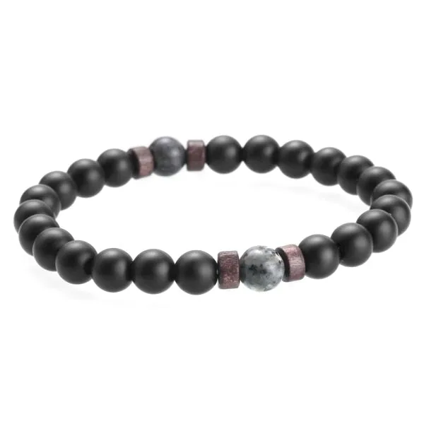 Men's Lava & Jasper Bracelet