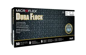 Microflex - Dura Flock - Nitrile Gloves - CASE