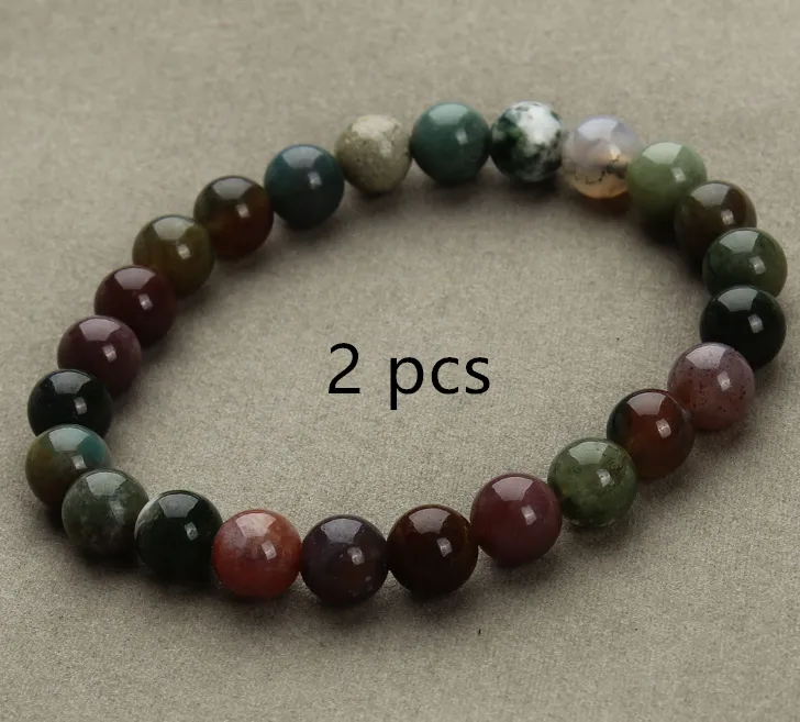 Multicolored Aventurine Blue Round Sandstone beaded bracelets for women