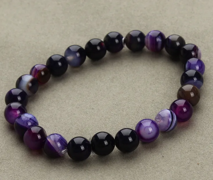 Multicolored Aventurine Blue Round Sandstone beaded bracelets for women