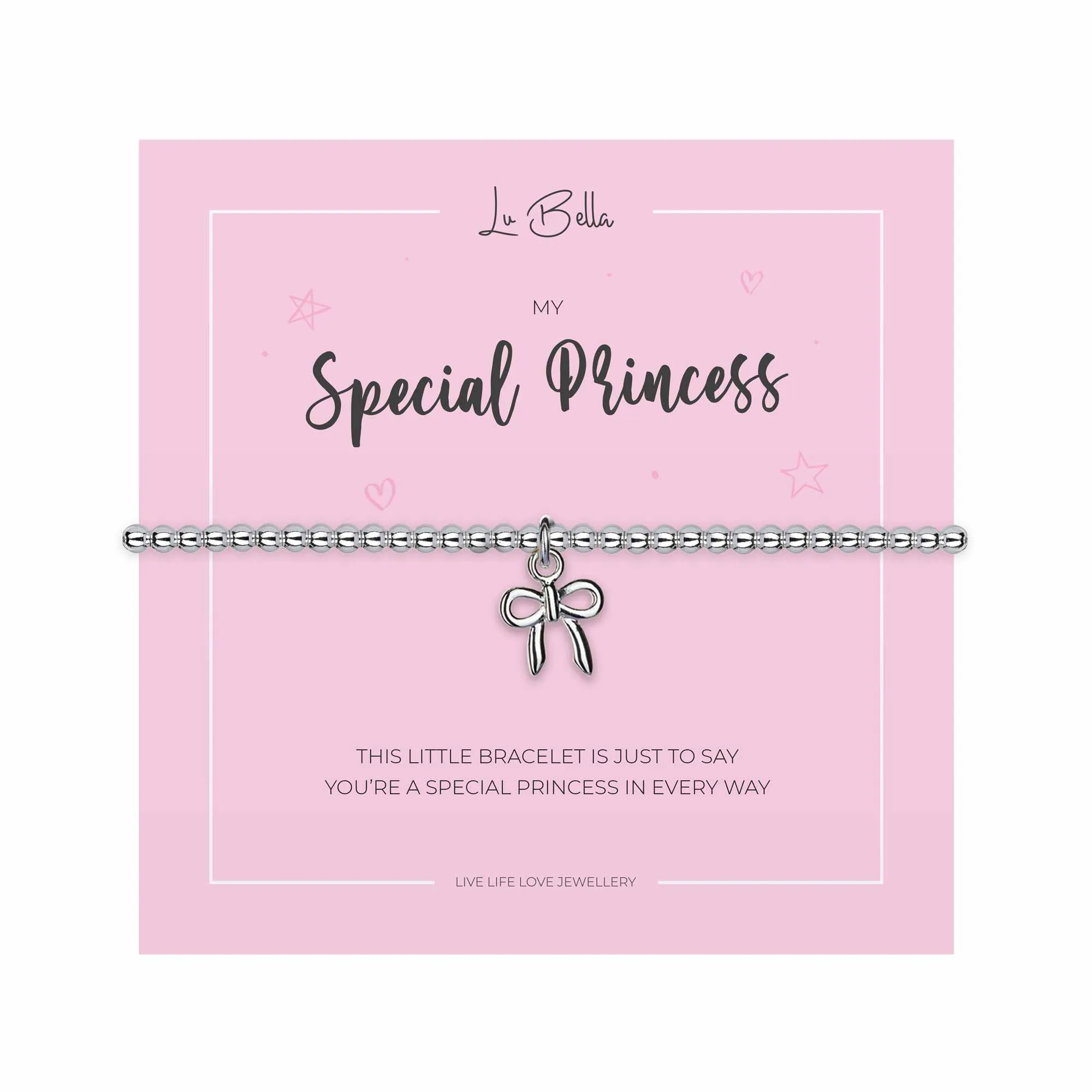 My Special Princess Children Sentiments Friendship Bracelet