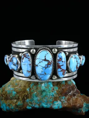 Native American Jewelry Natural Golden Hill Turquoise Cuff Bracelet