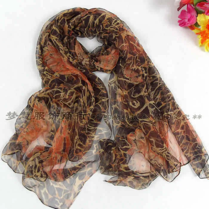 Natural Silk Scarf - 100% Natural Silk, Fashion Long Scarf, 180*105cm Size