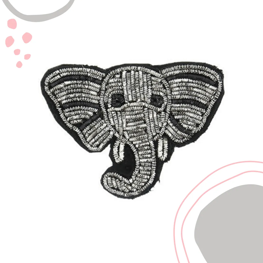 Nelson, Elephant Brooch, handmade in wire bullion.