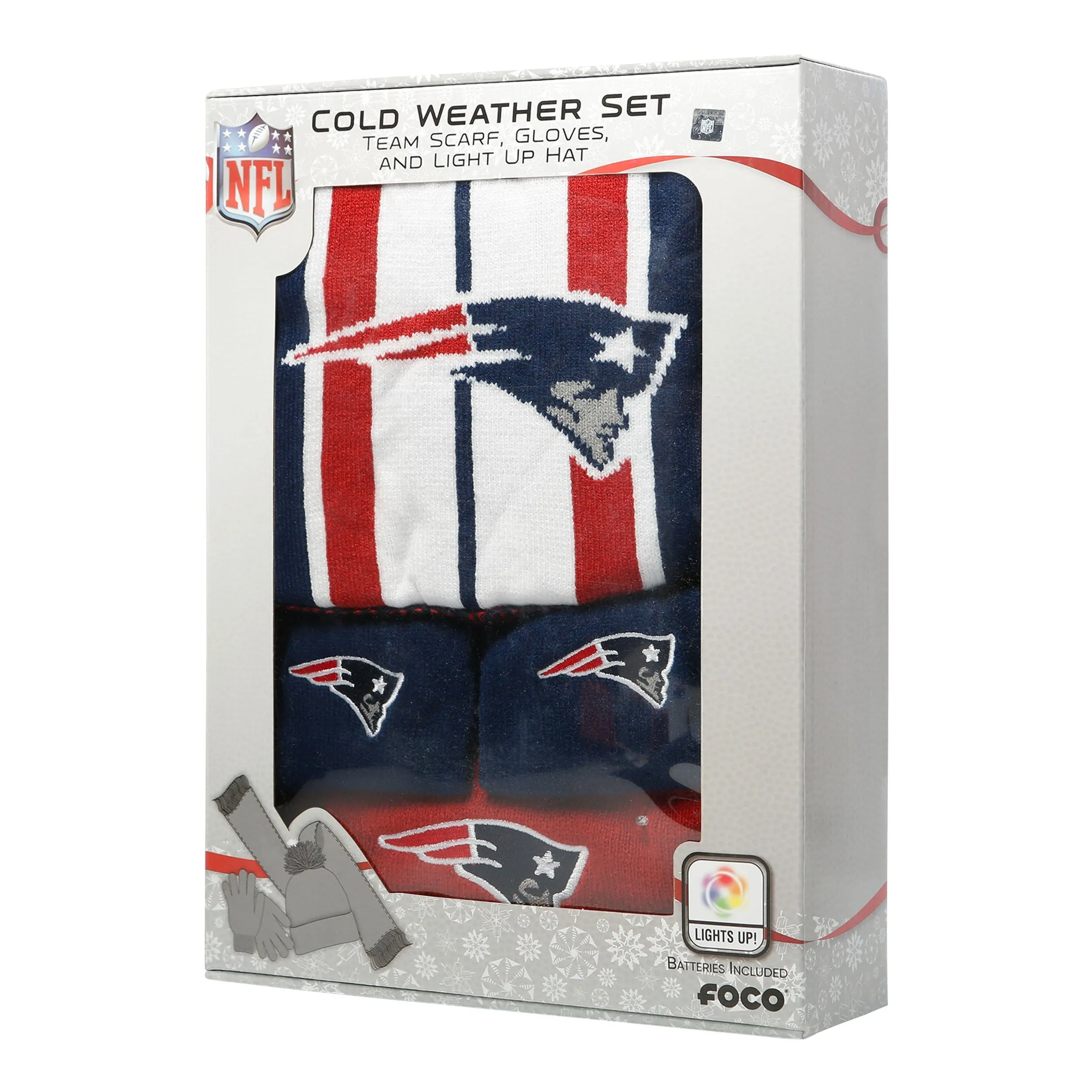 New England Patriots NFL Snow Stealer Cold Weather Set