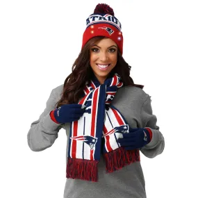 New England Patriots NFL Snow Stealer Cold Weather Set