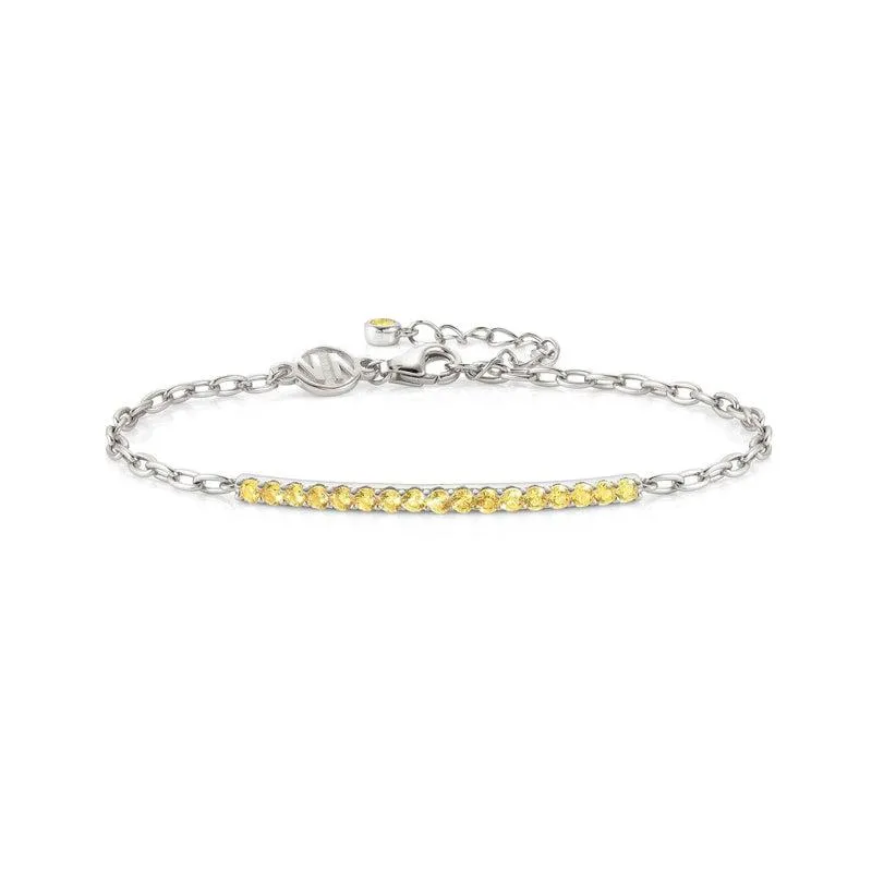 Nomination Lovelight Bracelet With Yellow Stones