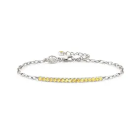 Nomination Lovelight Bracelet With Yellow Stones