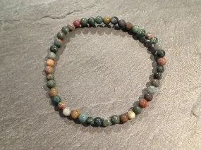 Ocean Jasper 4MM Stretch Bracelet