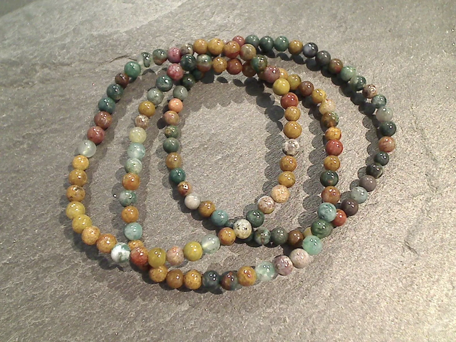 Ocean Jasper 4MM Stretch Bracelet