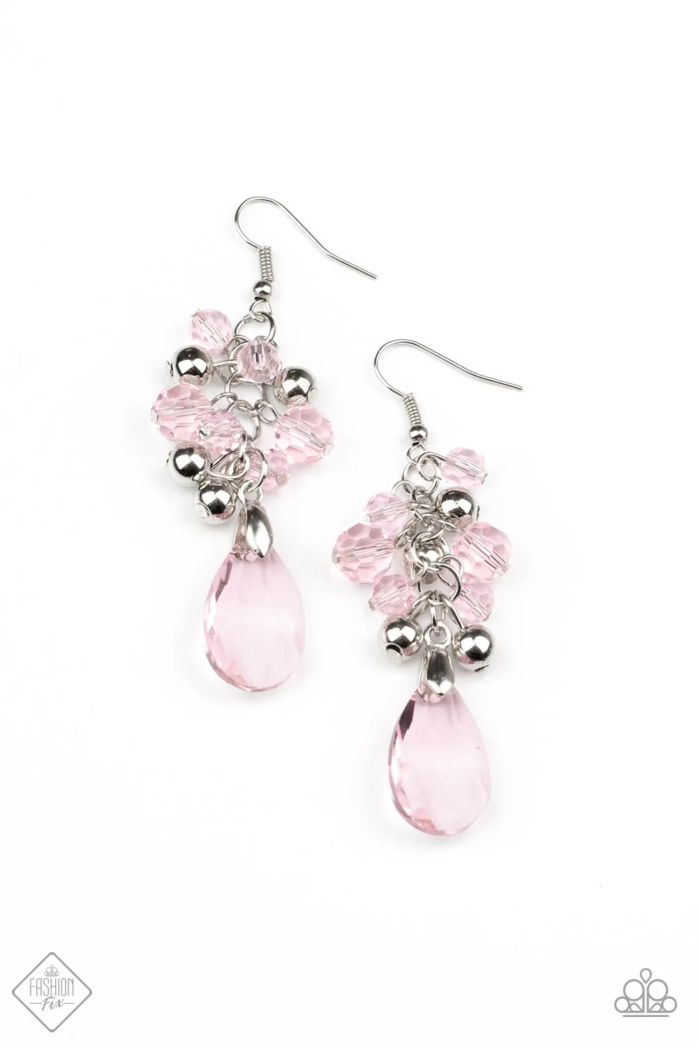 Open Door Jewelry - Before and AFTERGLOW - Pink Earrings - Paparazzi Accessories