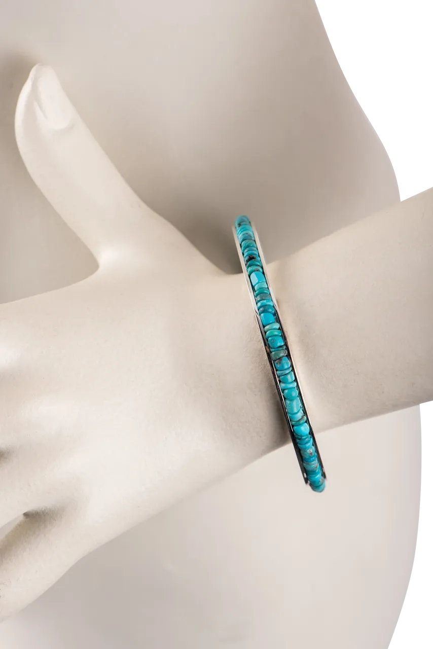 Paige Wallace Tiny Turquoise Bangle