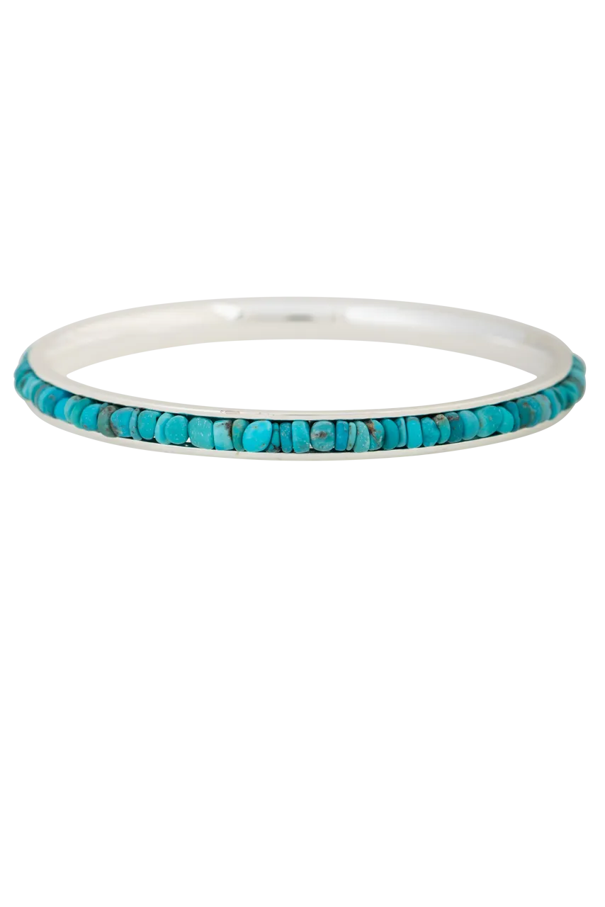 Paige Wallace Tiny Turquoise Bangle