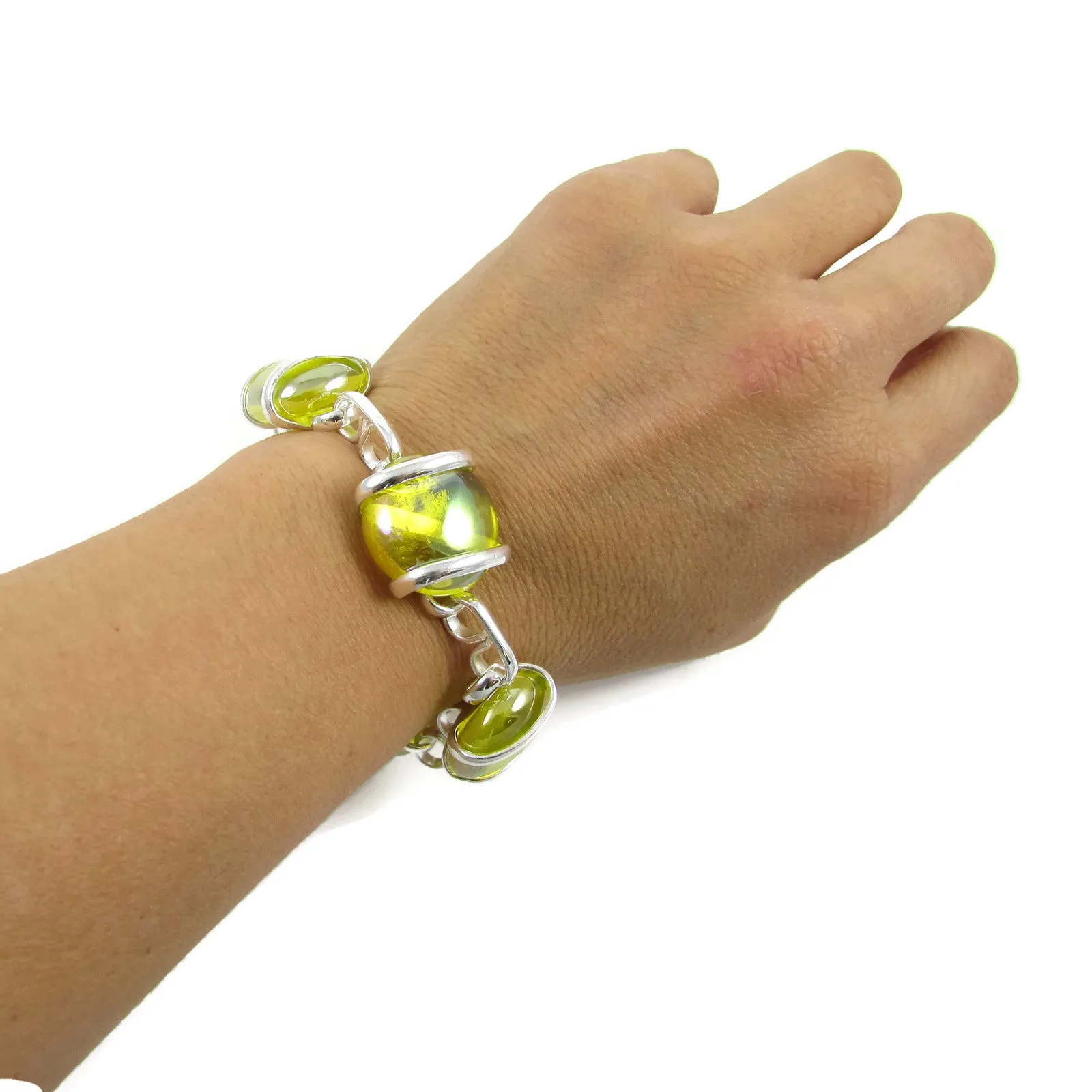 Parallel Bracelet - Crystal Yellow