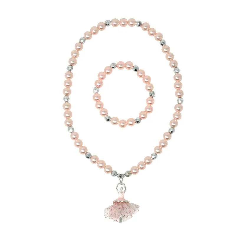 Pink Poppy Little Ballet Dancer Necklace & Bracelet Set Assorted Styles