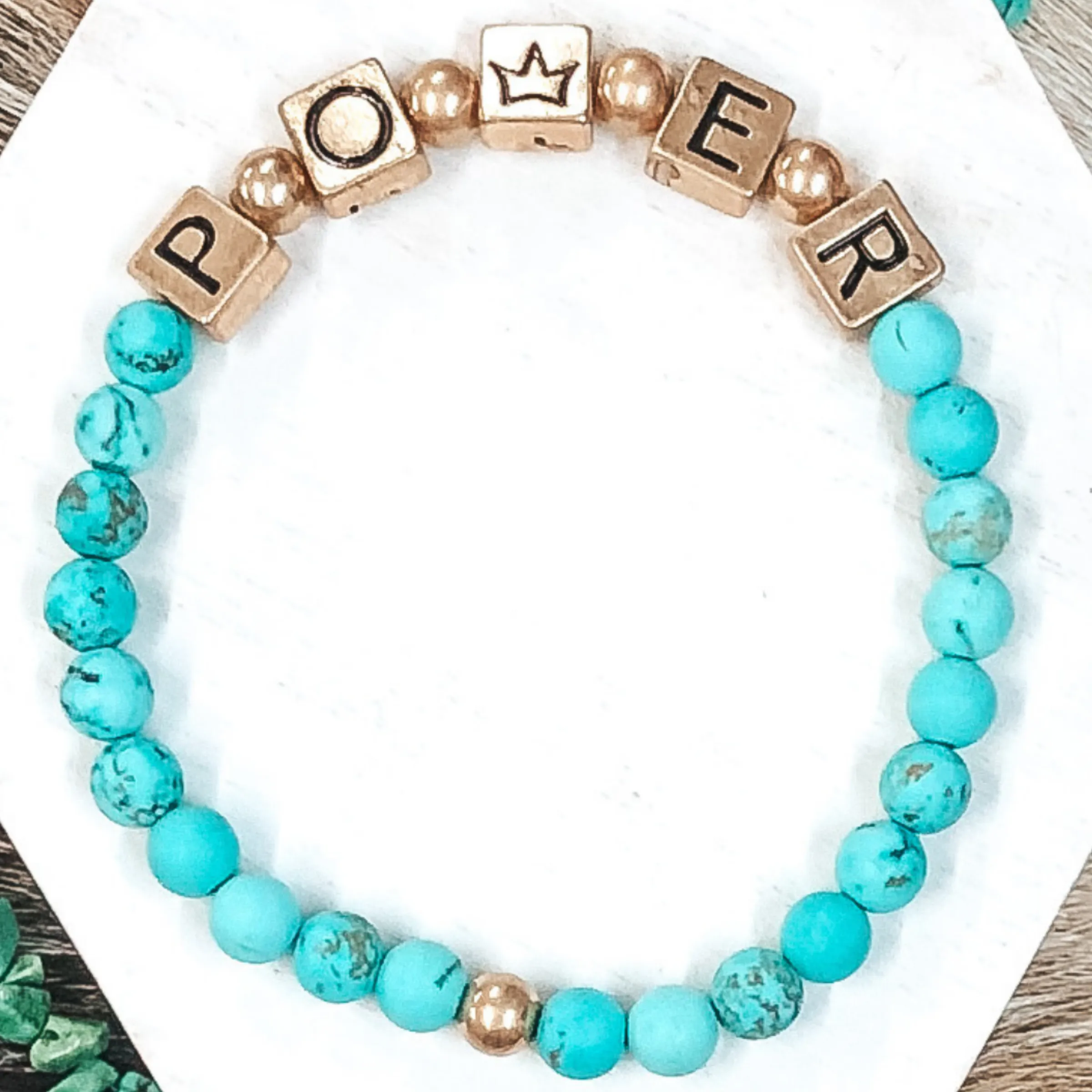 Power Up Bracelet in Turquoise