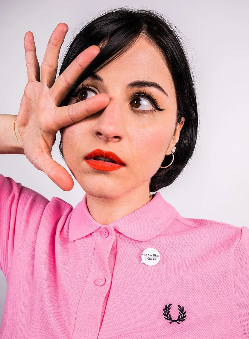 Pulp Speech Bubble Brooch - I'll See What I Can Do