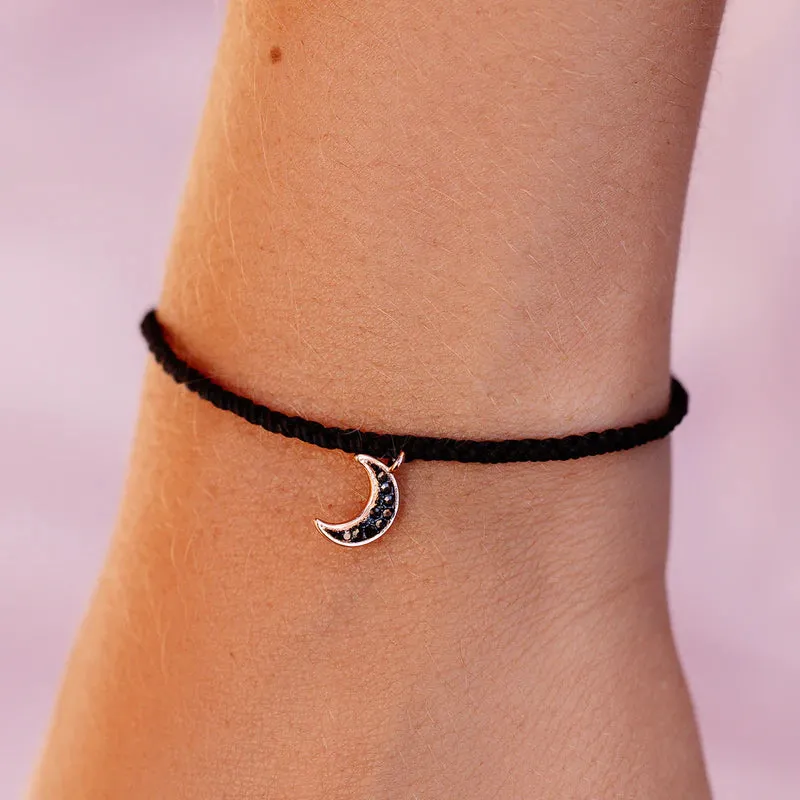 Pura Vida Dark Moon Charm Bracelet