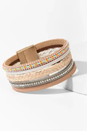 Rockaway Braided Leather Bracelet