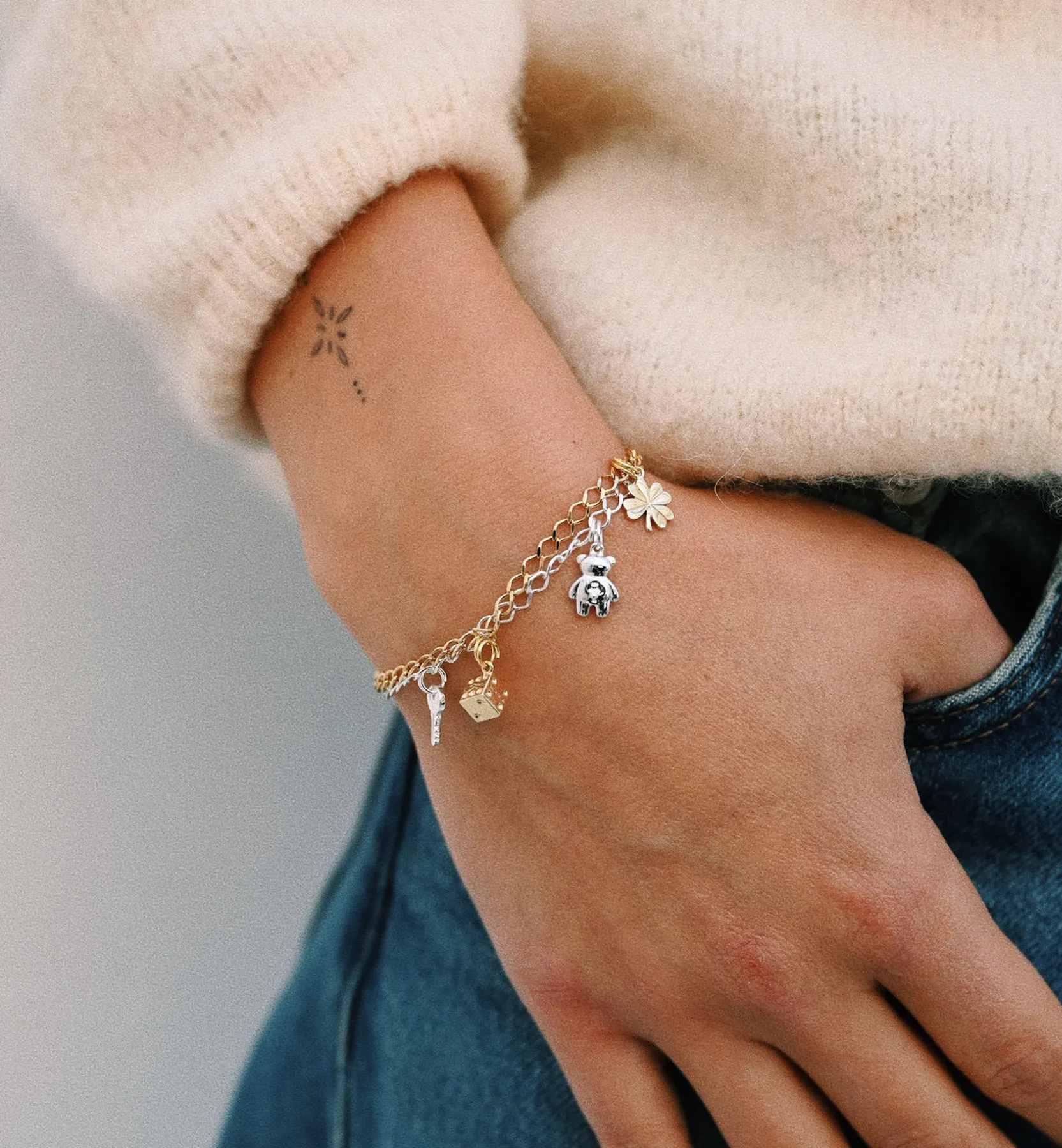 Rombo Plain Bracelet Silver