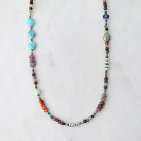 Ruby Circus Train  Necklace