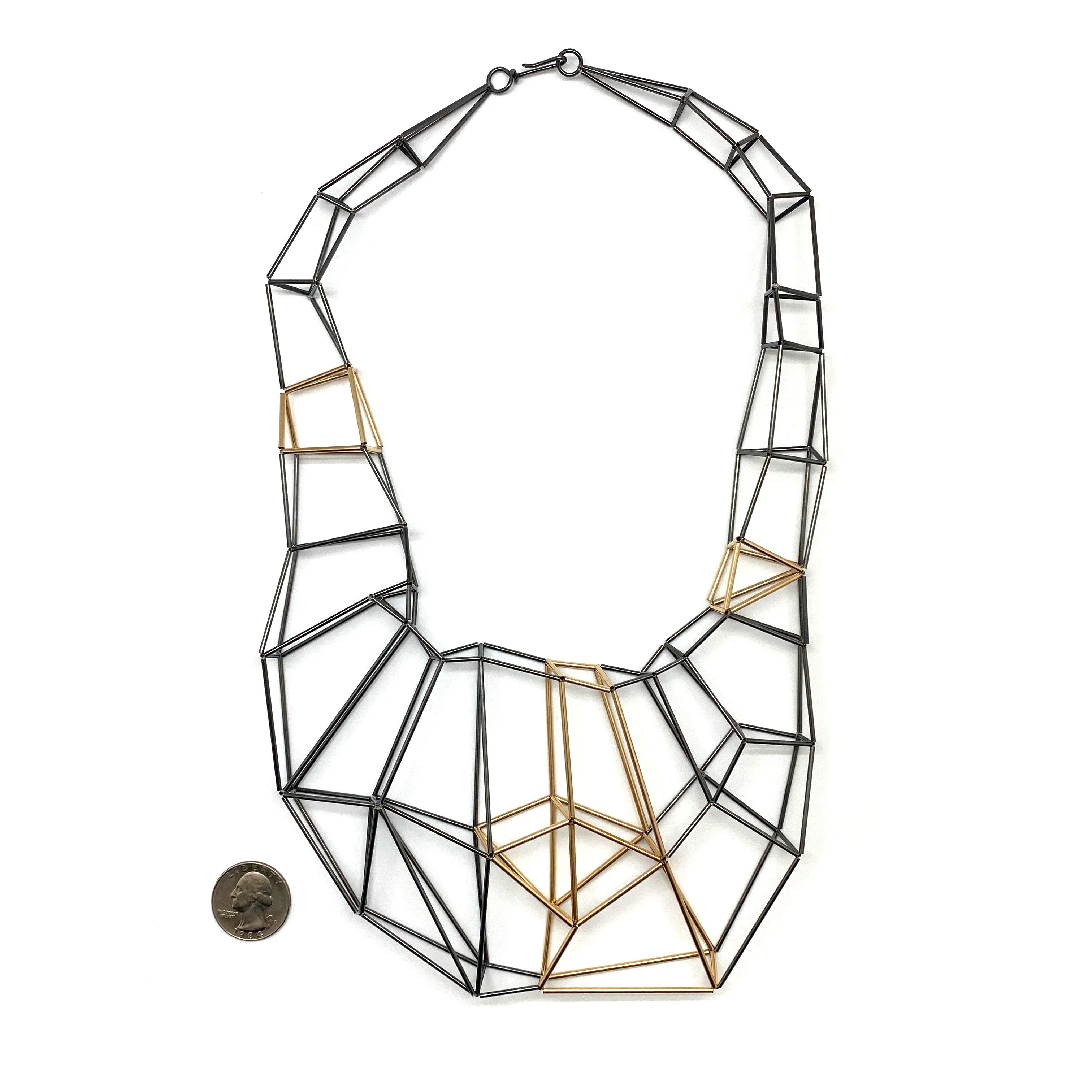 Sculptural Geometric Necklace