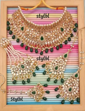 Sheesh kundan Bridal Choker set.