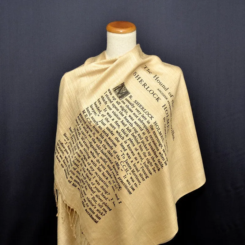 Sherlock Holmes Scarf Shawl Wrap