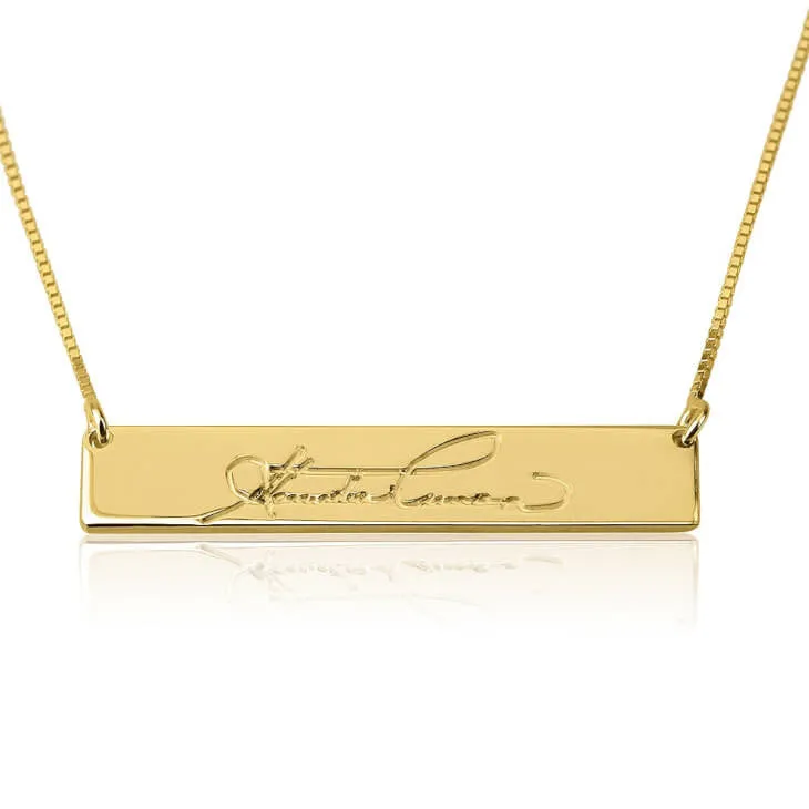 Signature Bar Necklace