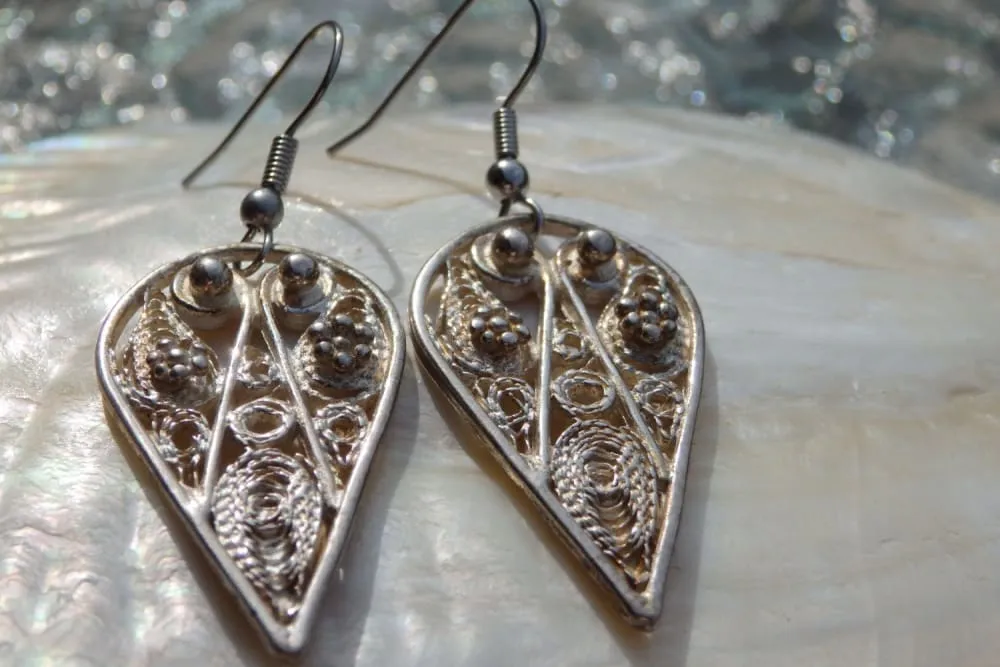 Silver Filigree Earrings