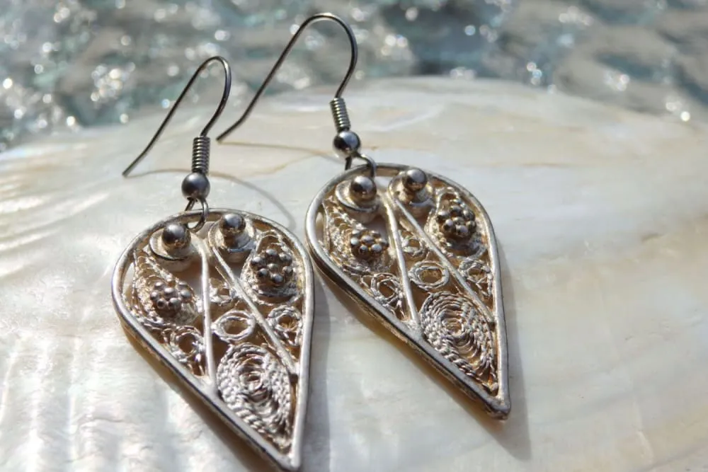 Silver Filigree Earrings