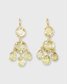 Small Gabrielle d'Estrées Earrings in Lemon Quartz