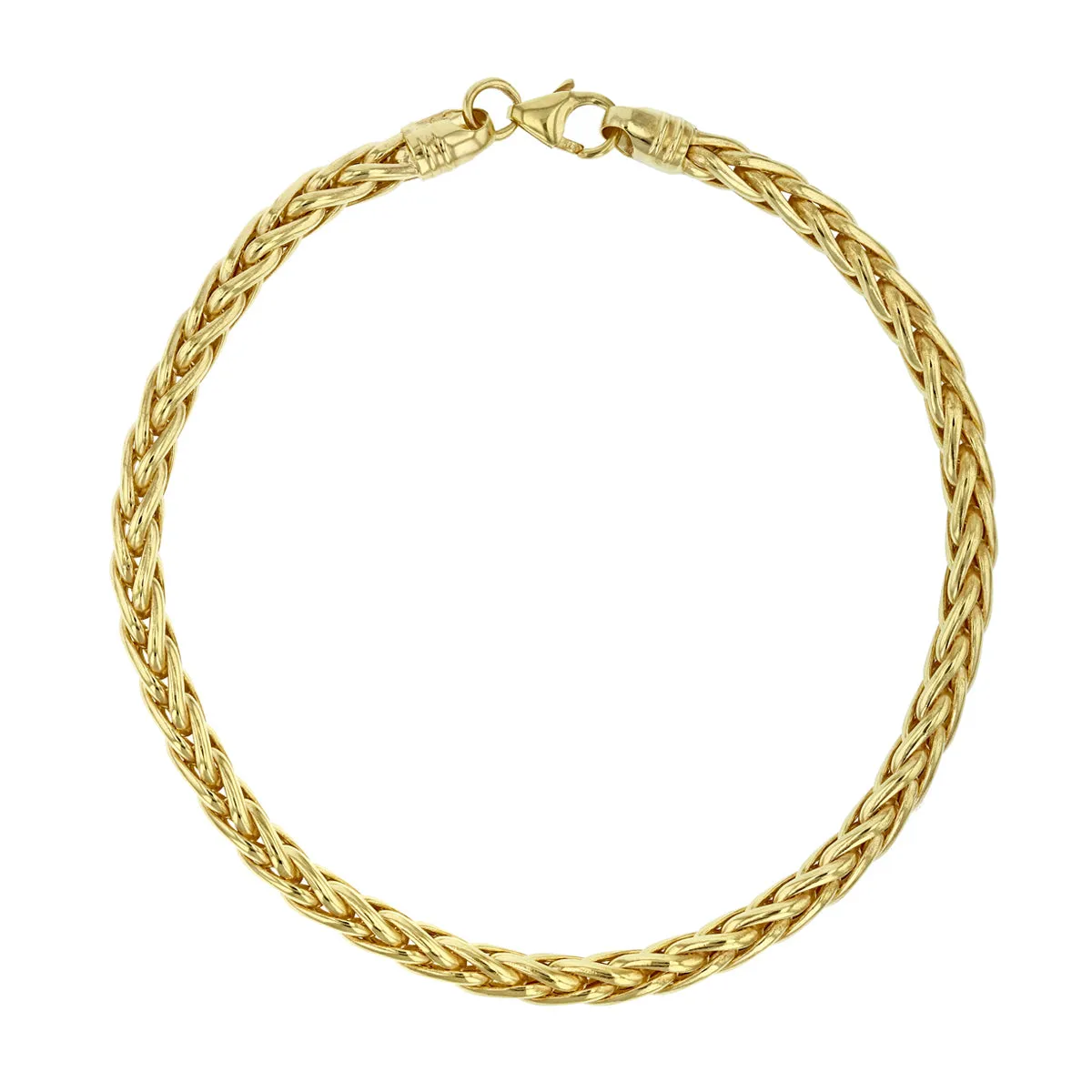 Spiga Link Bracelet | 9K Yellow Gold