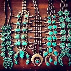 Squash Blossom  6 Colors 9 Styles You Choose Silver With Black Red Gray Green Turquoise Or Purple Long Indian Statement Jewelry Bohemian Boho Cowgirl Southwestern Necklaces