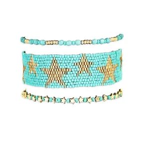 Starshine Bracelet in teal