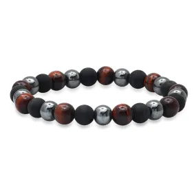 SteelTime Tri Element Beaded Bracelet