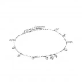 Sterling Silver Rhodium Plated Bohemia Bracelet B016-02H