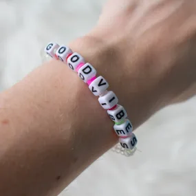 Stitch "Good Vibes" Bracelet