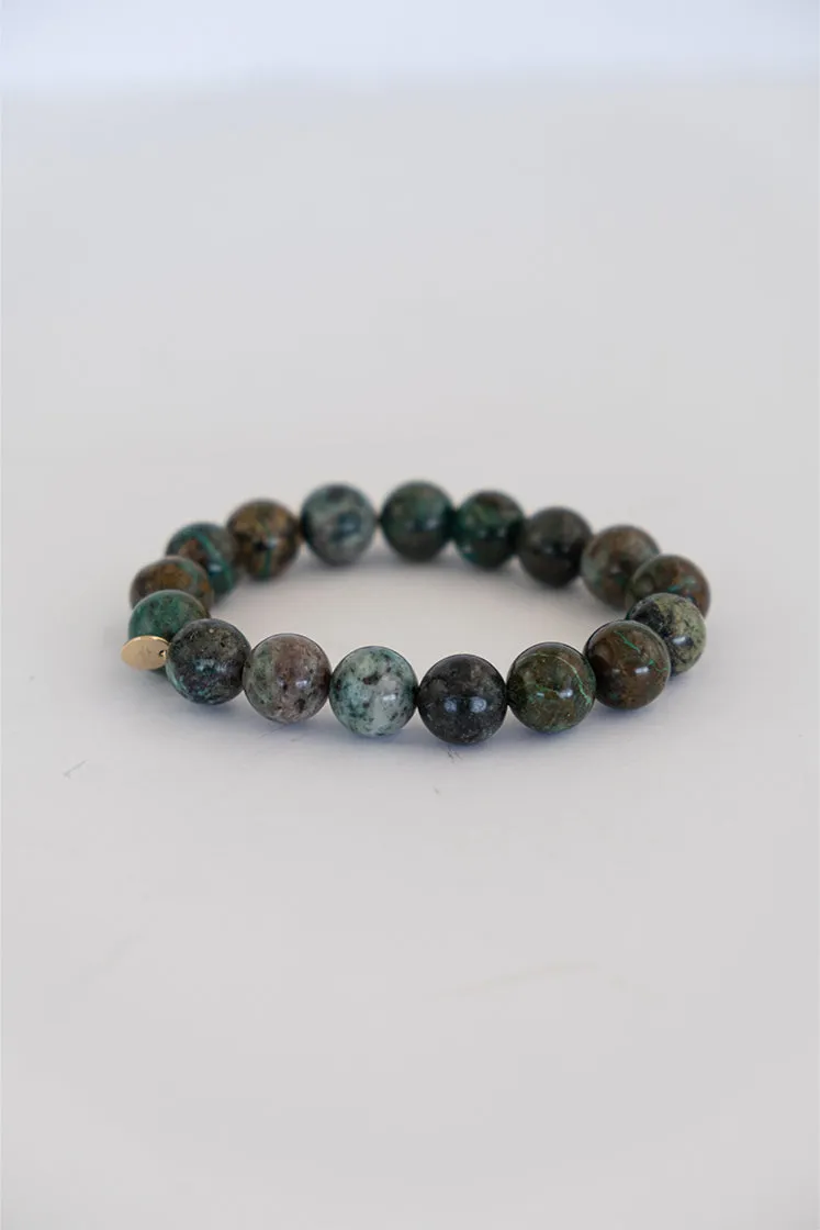 Stretchy Bracelet Large - African Turquoise