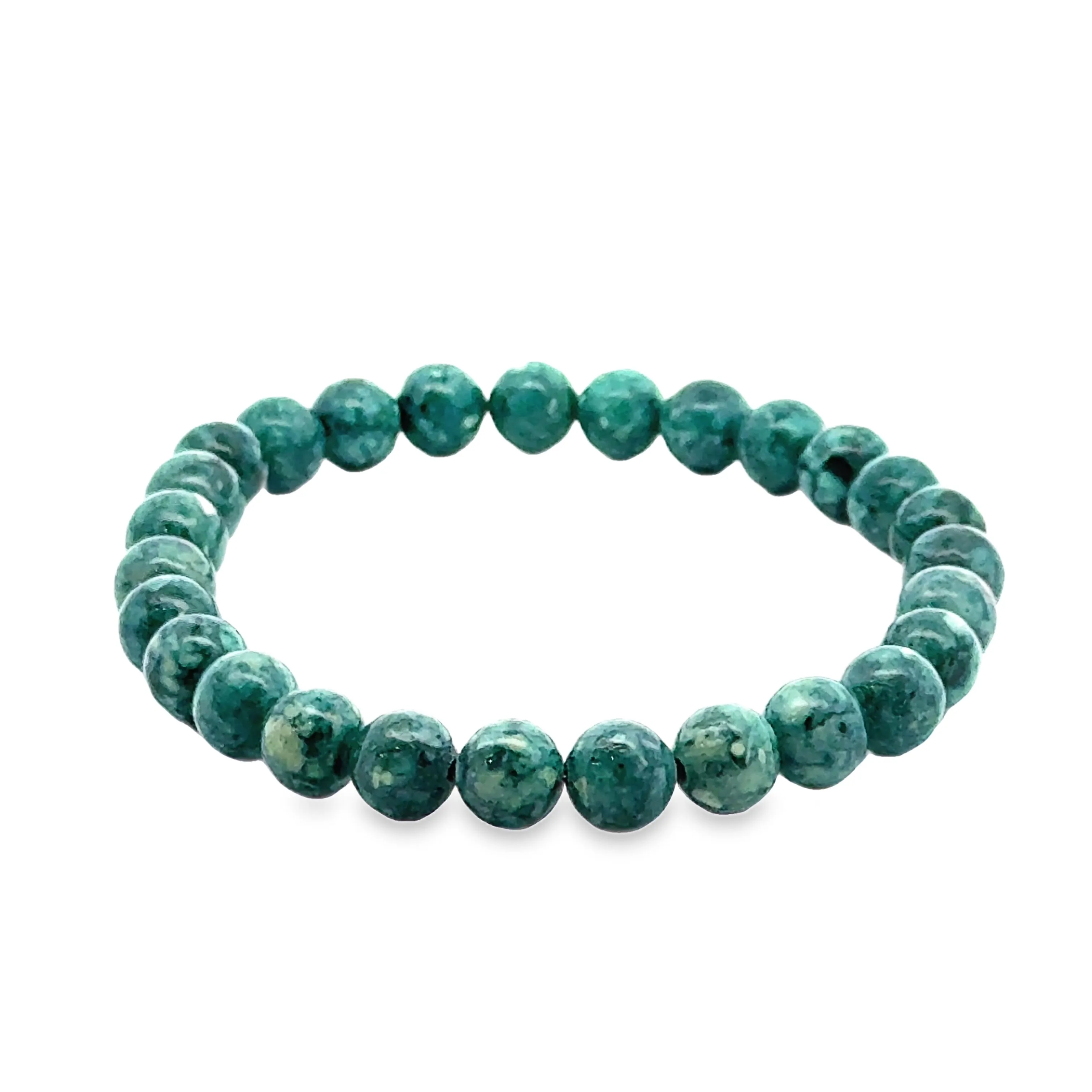 Stretchy Malachite Beaded Bracelet