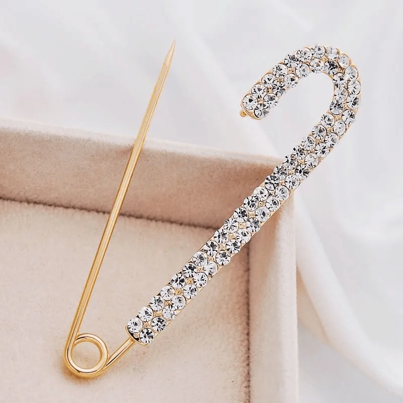 Stunning Rhinestone Brooch Pin for Women  Scarves Clothes Accessories