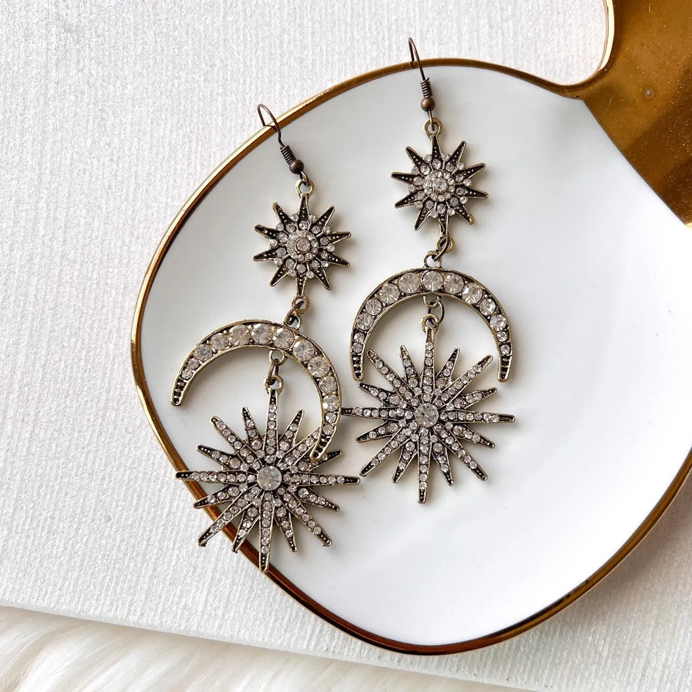 Sun, Star & Moon Earrings