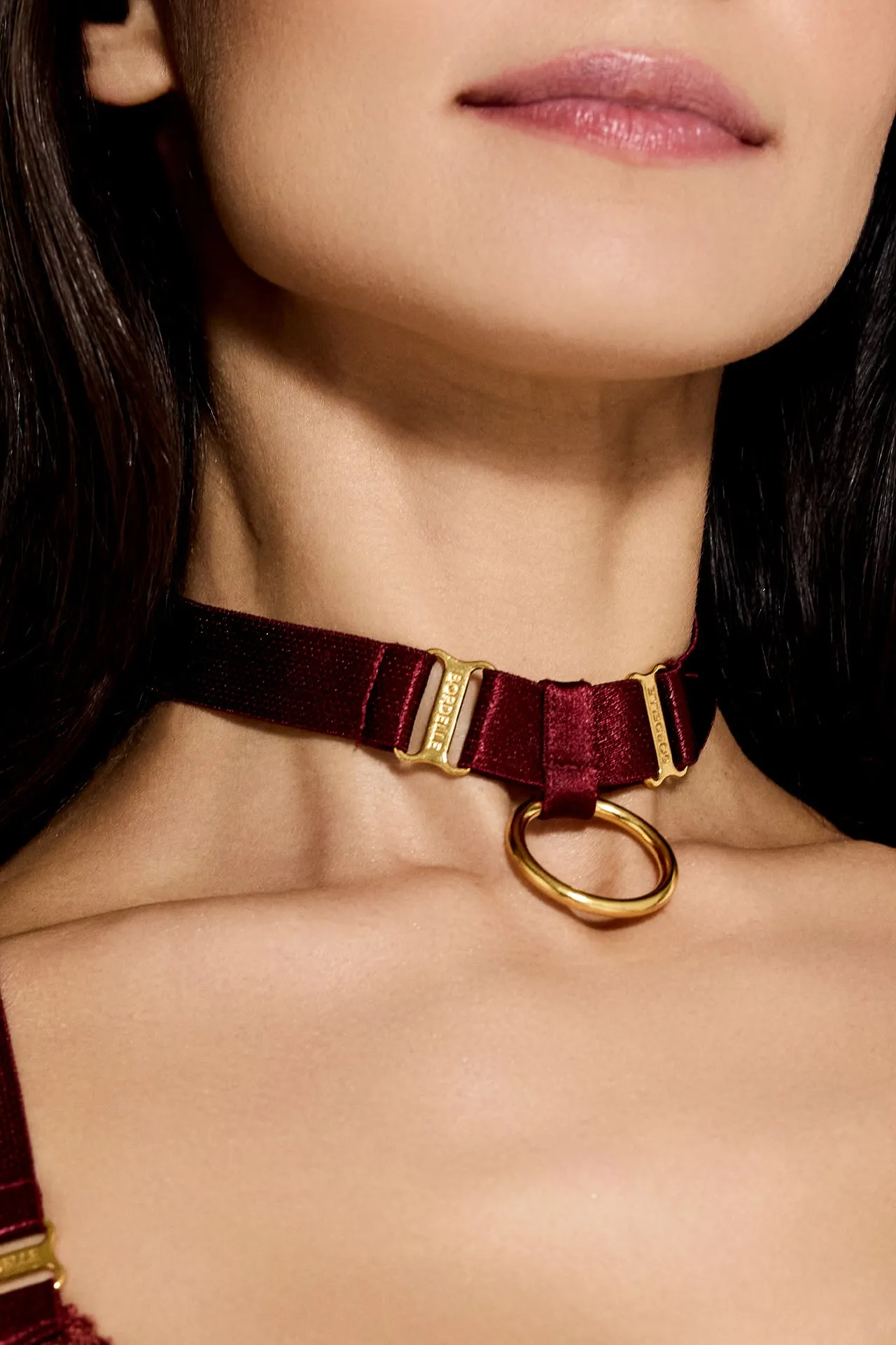 Syra collar - morello