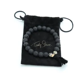 TASTY STEVE 'Stone Bracelet' - Black